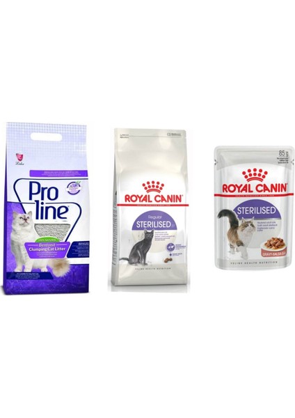 Royal Canın Sterılısed 2 kg Kuru Mama Sterılısed Jel Mama Proline Lavanta Kedi Kumu 5litre