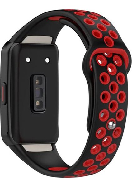 Huawei Band 6 / Honor Band 6 Için Delikli Silikon Kordon Kayış - KY53