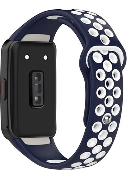 Huawei Band 6 / Honor Band 6 Için Delikli Silikon Kordon Kayış - KY53