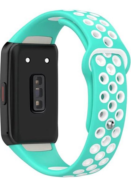 Huawei Band 6 / Honor Band 6 Için Delikli Silikon Kordon Kayış - KY53