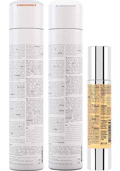 Global Keratin Mosteruizng Şampuan ve Saç Kremi 300 ml ve Argan Yağı 50 ml 3'lü Set