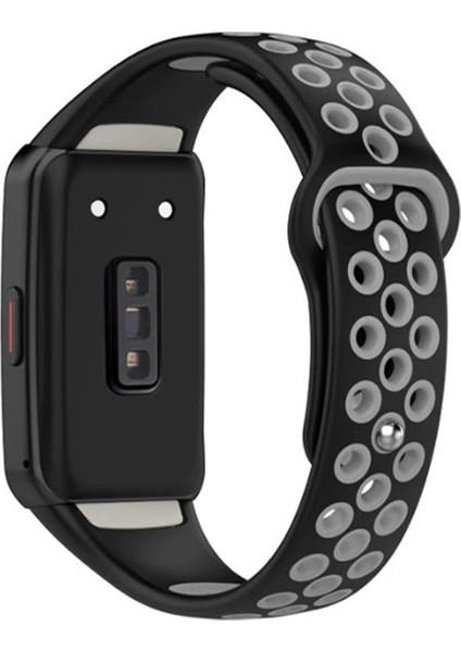 Huawei Band 6 / Honor Band 6 Için Delikli Silikon Kordon Kayış - KY53