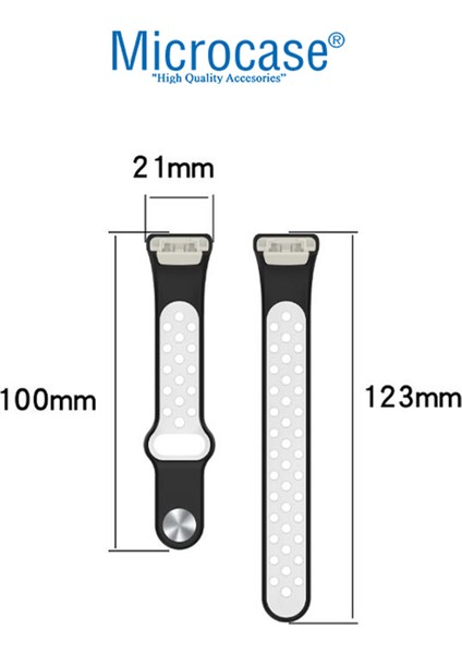 Huawei Band 6 / Honor Band 6 Için Delikli Silikon Kordon Kayış - KY53 fiyatları