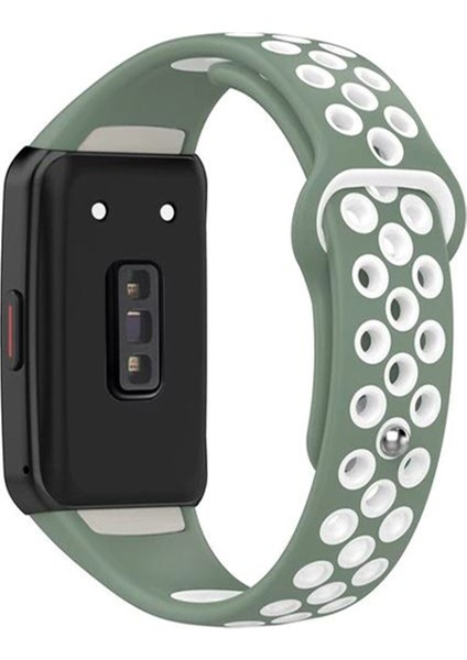 Huawei Band 6 / Honor Band 6 Için Delikli Silikon Kordon Kayış - KY53