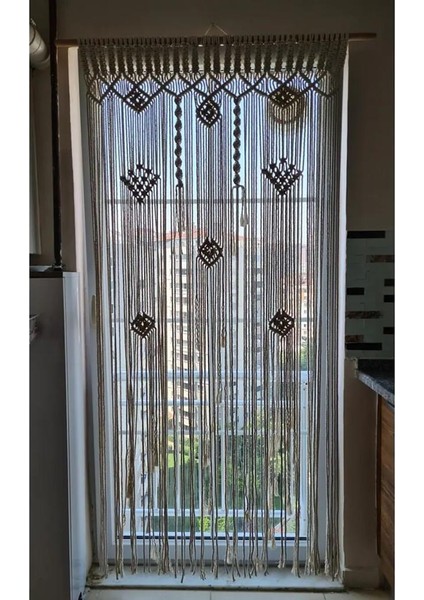 Makrome Dekoratif Perde modelleri