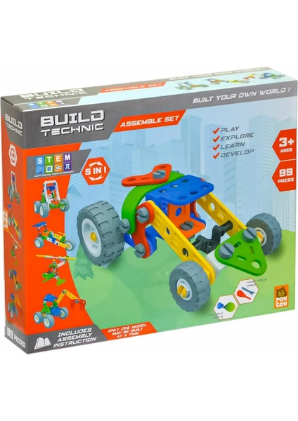 Roy Toys 4100501-1 Yapboz Araçlar 5ın1 Sök Tak