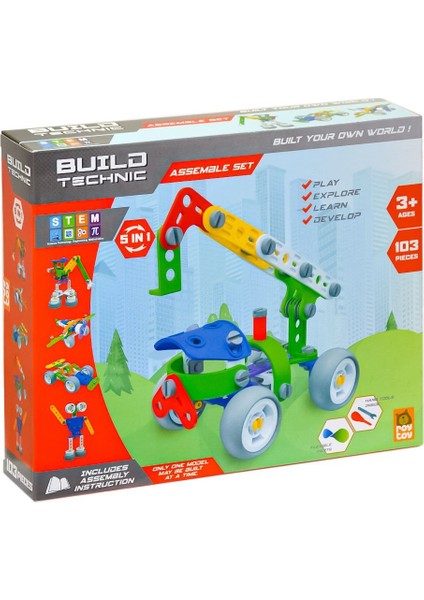 Roy Toys 4100501-1 Yapboz Araçlar 5ın1 Sök Tak