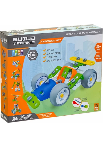 Roy Toys 4101201-1  Yapboz Araçlar 12IN1 Sök Tak