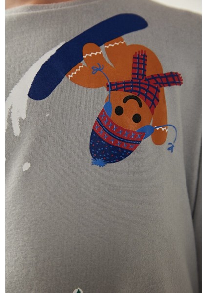 Erkek Çocuk B. Gingerbread Termal Pijama Takımı