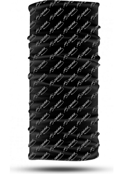 Atatürk Imza Desenli Bandana Boyunluk Outdoor Balaklava