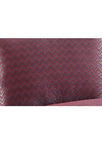 Odesa Bambu Jakar Kumaş Bordo Ikili Oksford 60X80 cm Yastık Kılıfı -1330