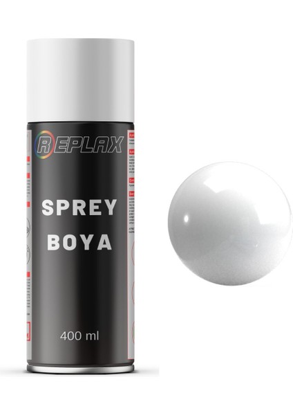 Plastik Boyası Parlak Beyaz Sprey Boya 400 Ml