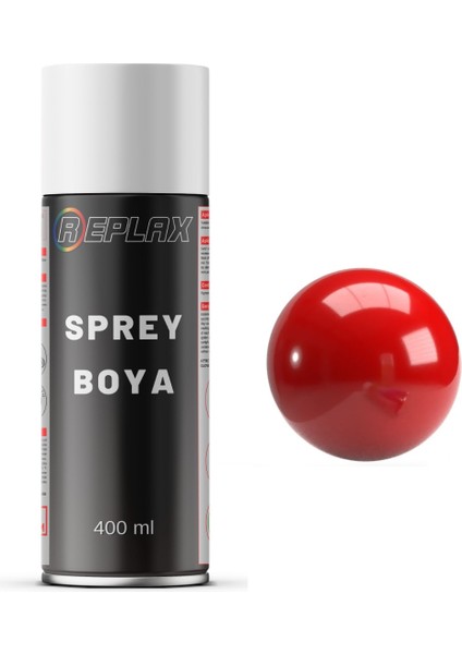 Plastik Boyası Kırmızı Sprey Boya 400 Ml