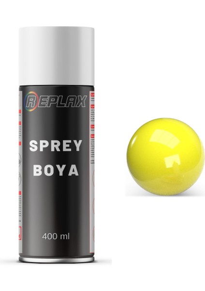 Demir Boyası Açık Sarı Sprey Boya 400 Ml