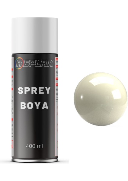 Motorsiklet Boyası Kırık Beyaz Sprey Boya 400 Ml