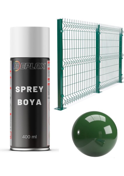 6 Adet Ral 6002 Çit Açık Yeşili Sprey Boya 400 Ml
