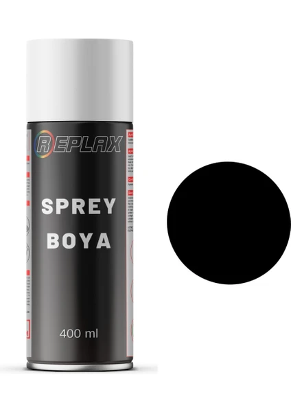 Plastik Boyası Mat Siyah Sprey Boya 400 Ml