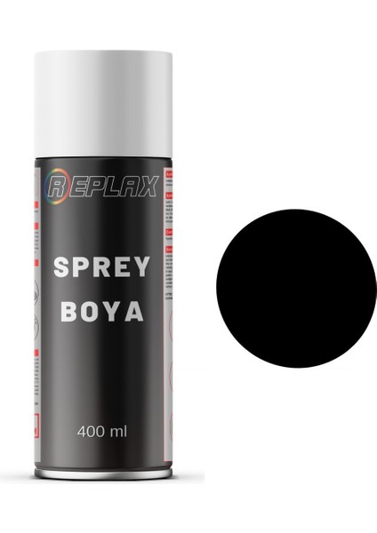 Cam Boyası Mat Siyah Sprey Boya 400 Ml