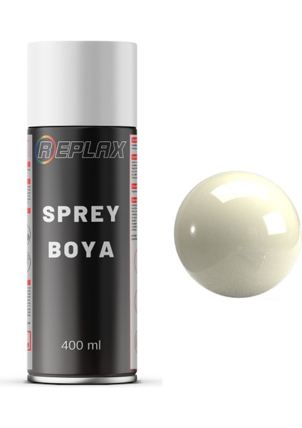 Cam Boyası Kırık Beyaz Sprey Boya 400 Ml