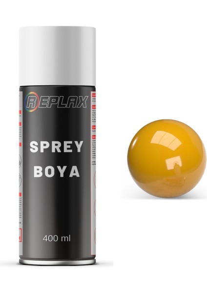 Cam Boyası Nergiz Sarı Sprey Boya 400 Ml