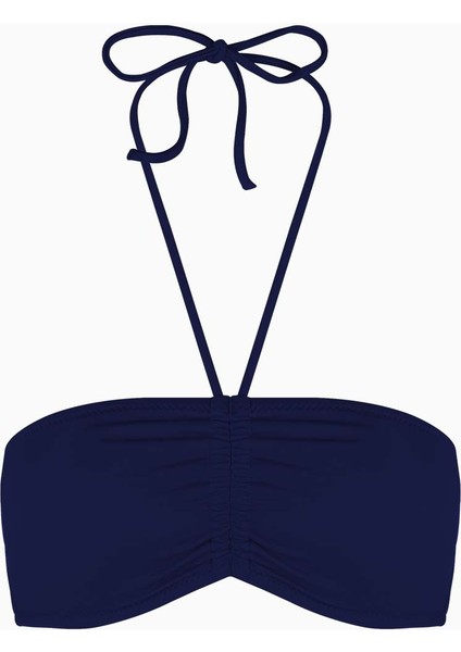 63541 Lacivert Straplez Bikini Üstü