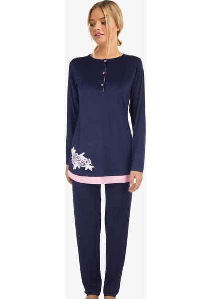 59523 Lacivert Pijama Takımı