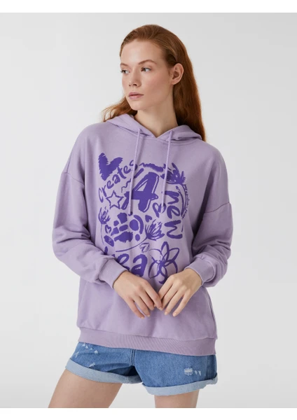 Oversize Bayan Sweatshirt