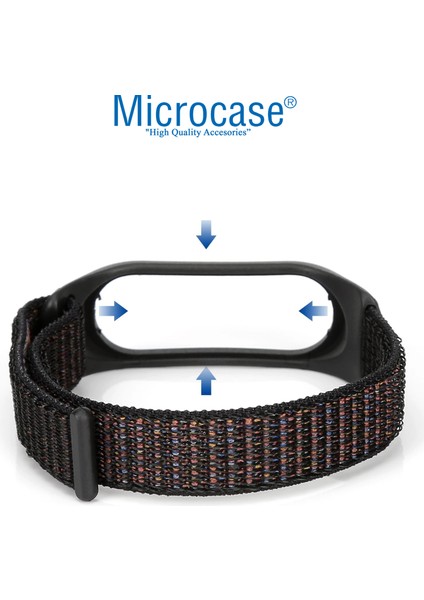 Xiaomi Mi Band 5-6-7 Hasır Örgü Desenli Esnek Kordon Kayış - KY47 fiyatları