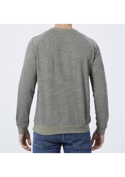 Basic Erkek Sweatshirt Kol Ucu Ribanalı fırsatları