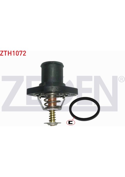 Cıtroen C4 2.0 2004-2009 Termostat 89 C 9675707780