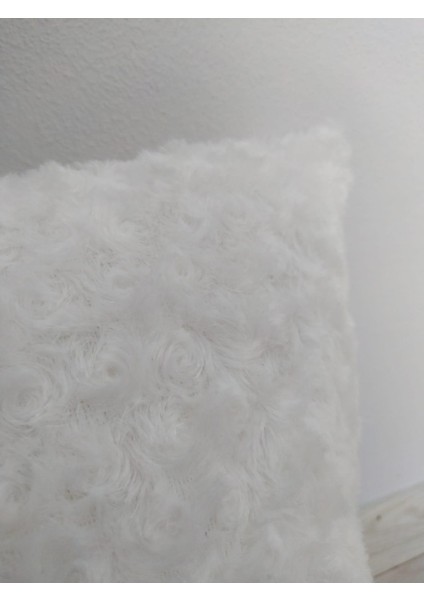 Peluş Kırlent Kılıfı Gül Desenli Ithal Kumaş fırsatları