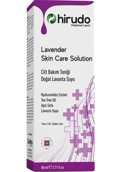 Hirudo - Lavender Skin Care Solution Cilt Bakım Toniği