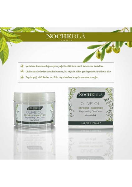 Vegan Zeytinyağlı Nemlendirici El ve Vücut Kremi (100 ml)
