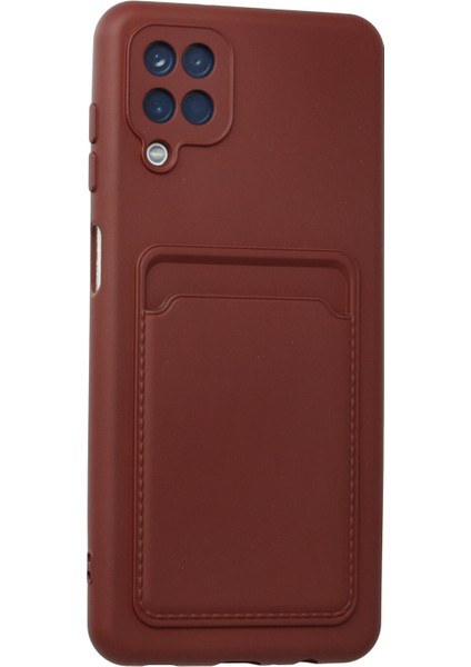 Samsung Galaxy M22 Kılıf Kartlıklı Kelvin Silikon