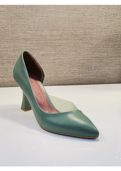 Zenne Stiletto Ayakkabı Yeşil