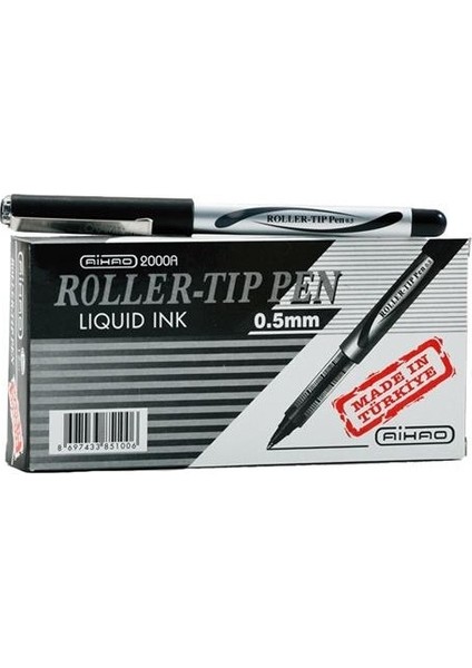 Roller Tip Kalem Siyah 12'li