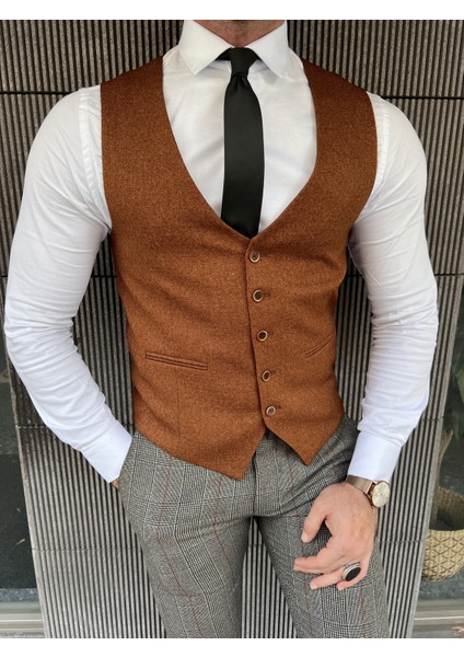 Süper Slim Fit Yelek