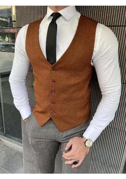 Süper Slim Fit Yelek