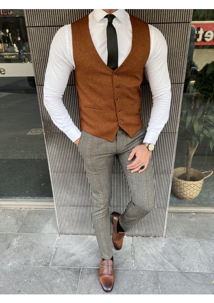 Süper Slim Fit Yelek