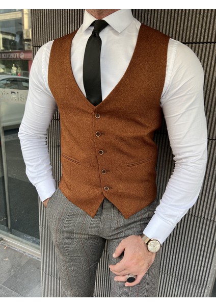 Süper Slim Fit Yelek
