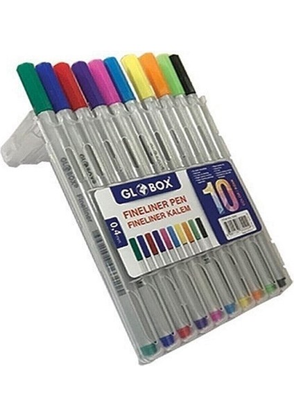 Fineliner Pen Kalem 10'lu Pvc Kutu