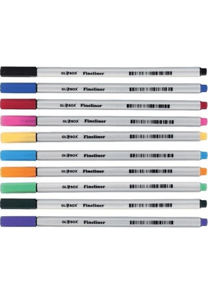 Fineliner Pen Kalem 10'lu Pvc Kutu