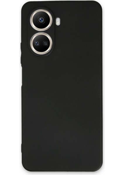 Huawei Nova 10 Se Kılıf Yumuşak ve Esnek Siyah Silikon Kapak