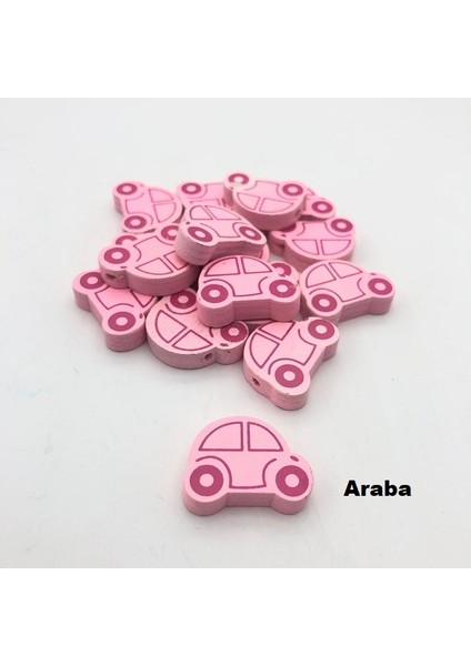 Emzik Boncuk Figürleri ( 1 Paket 25 Ad ) Araba