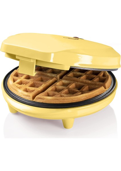 Waffle Makinesi, Belçika Waffle'ları Için Pişirme Ateşi ve Yapışmaz Kaplamalı Waffle Makinesi, 700 Watt, Renk: Nane Yeşili
