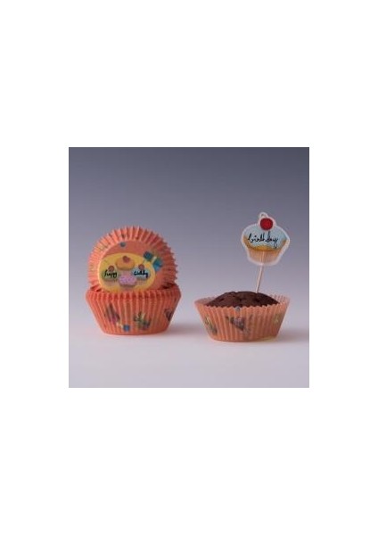 Kapsül Kutulu Happy Birthday Temalı 24'lü
