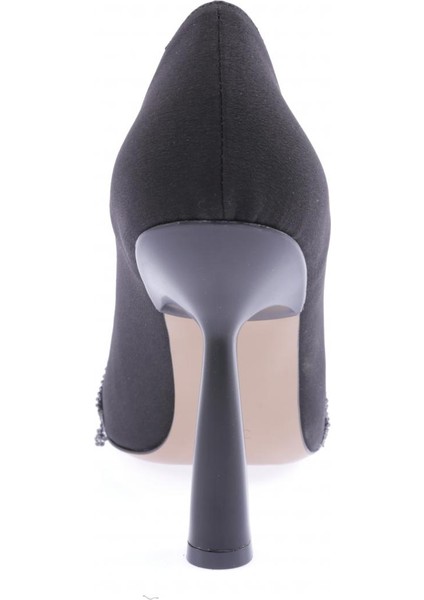 0715-22K Kadin Sivri Burun Parmak Dekolteli Üstü Silver Taş Detayli Topuklu Ayakkabi fiyatları