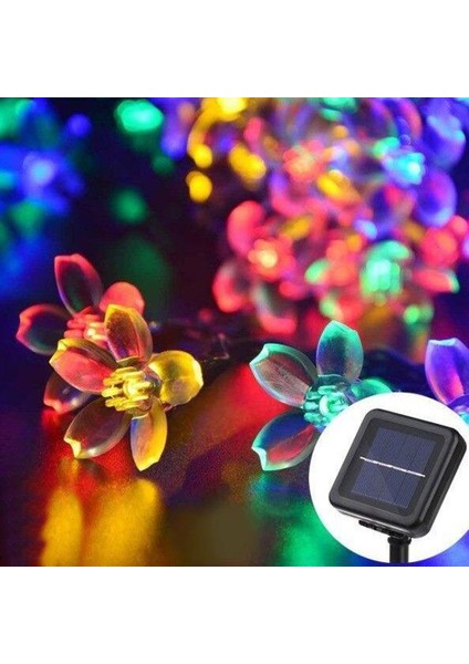 Solar 50 Ledli Çiçekli Rgb Bahçe Aydınlatma Dekorasyon Güneş Enerjili modelleri
