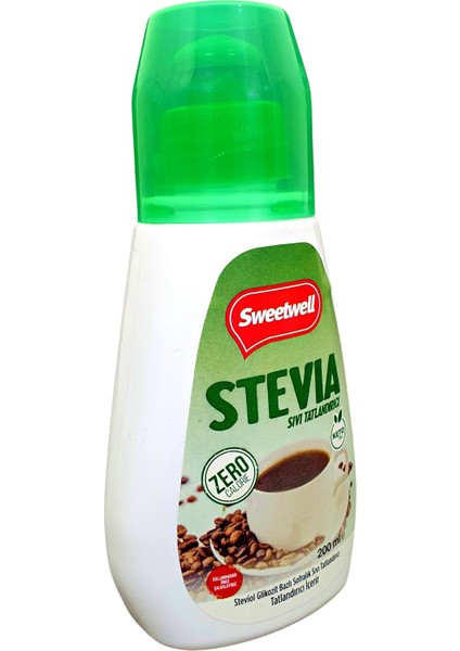 Stevia Sıvı Tatlandırıcı Sıfır Kalori 200 ml