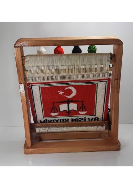 100TEL Avukat Isim Motifli El Dokuması Hediyelik Minyatür Halı fırsatları